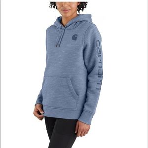 NWOT Carhartt Relaxed Fit Midweight Logo Sleeve Graphic  Sweatshirt Size Medium